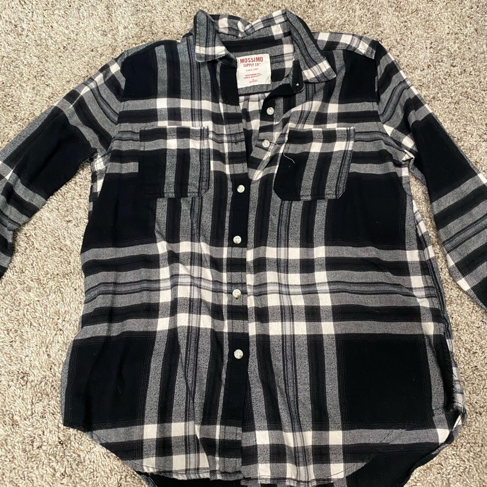Oversized boyfriend flannel - size medium